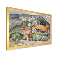 Greek Landscape off The Coast of Aegean Sea  Wall Art