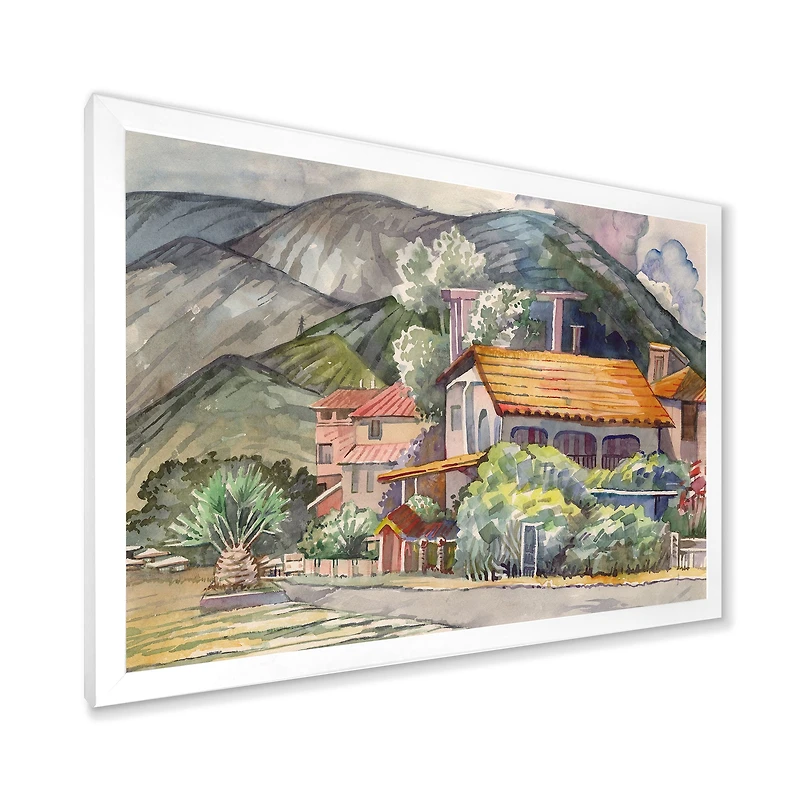 Greek Landscape off The Coast of Aegean Sea  Wall Art