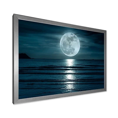 Super Moon Over The Sea I  Wall Art