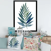 Toile « Tropical Green Leaf »