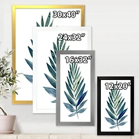 Toile « Tropical Green Leaf »