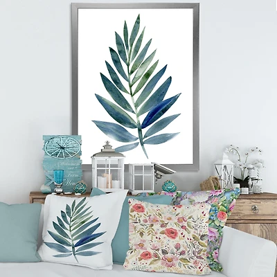 Tropical Green Leaf  Wall Art