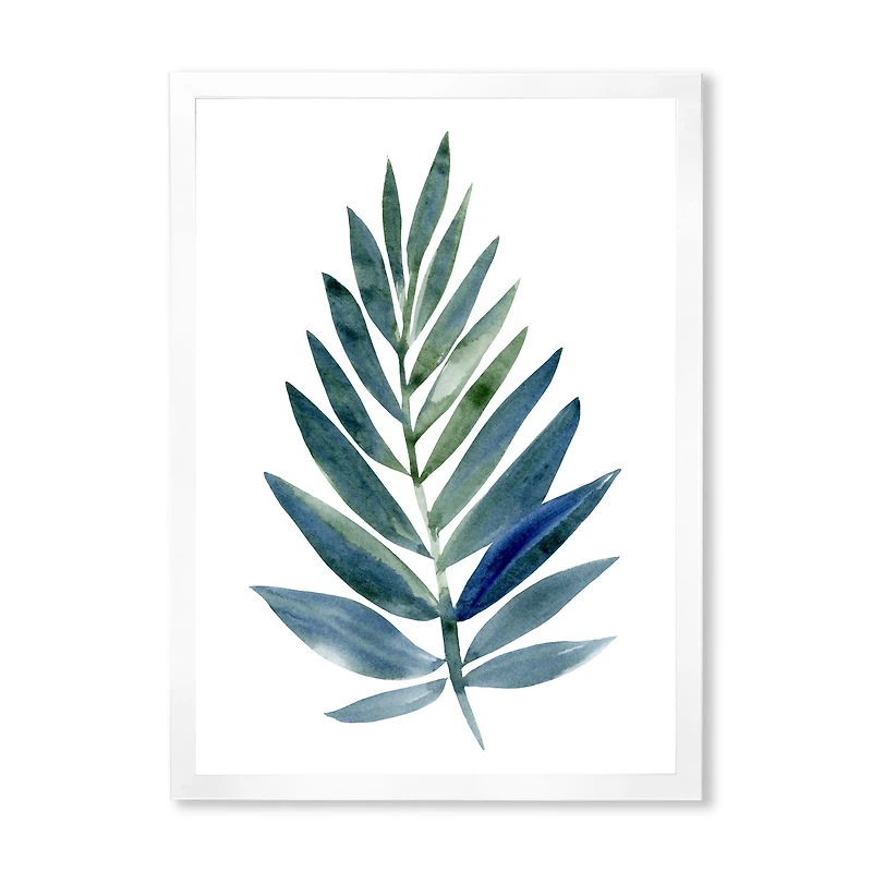 Tropical Green Leaf  Wall Art
