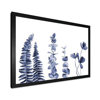 Toile « Navy Blue Eucalyptus I »