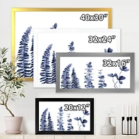 Navy Blue Eucalyptus I Wall Art