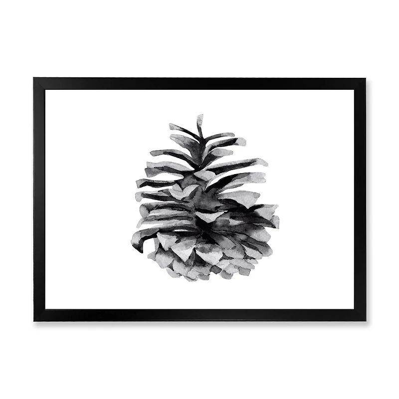 Toile « Conifer Cone Monochrome »