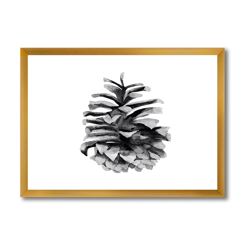 Conifer Cone Monochrome Wall Art