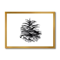 Toile « Conifer Cone Monochrome »