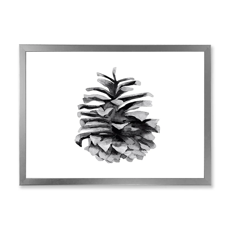 Toile « Conifer Cone Monochrome »
