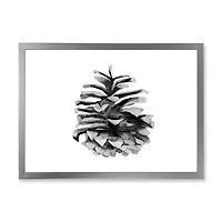 Toile « Conifer Cone Monochrome »