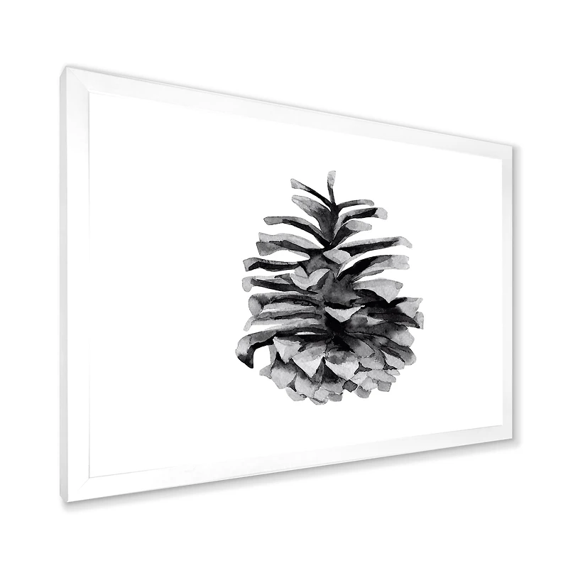 Toile « Conifer Cone Monochrome »
