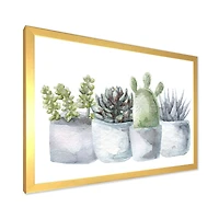 Cactus and Succulent House Plants I  Wall Art