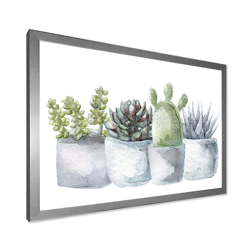 Cactus and Succulent House Plants I Wall Art