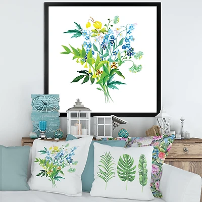 Toile « Meadow Flowers Garland »