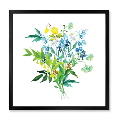 Meadow Flowers Garland Wall Art