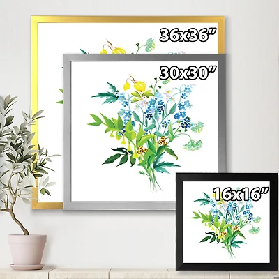 Toile « Meadow Flowers Garland »