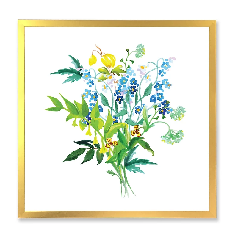Toile « Meadow Flowers Garland »