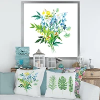 Toile « Meadow Flowers Garland »