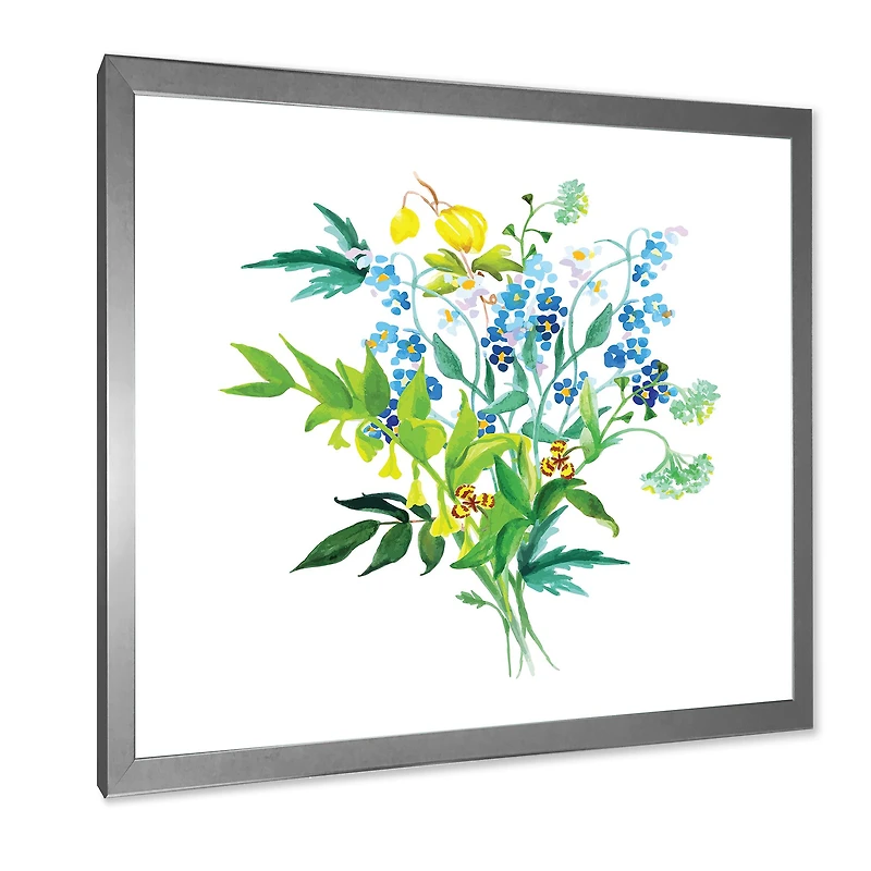 Meadow Flowers Garland  Wall Art