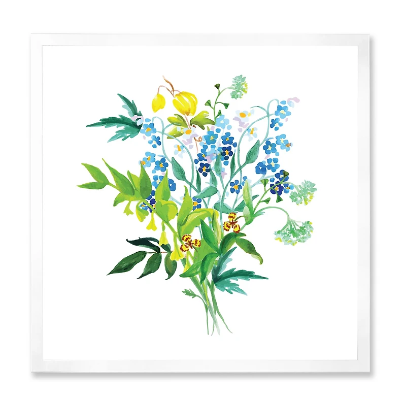 Meadow Flowers Garland  Wall Art