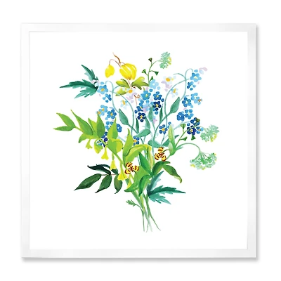 Meadow Flowers Garland  Wall Art