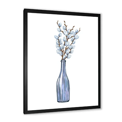 Bunch of Blue Willow Twigs II Wall Art