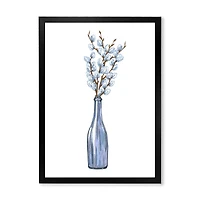 Bunch of Blue Willow Twigs II  Wall Art