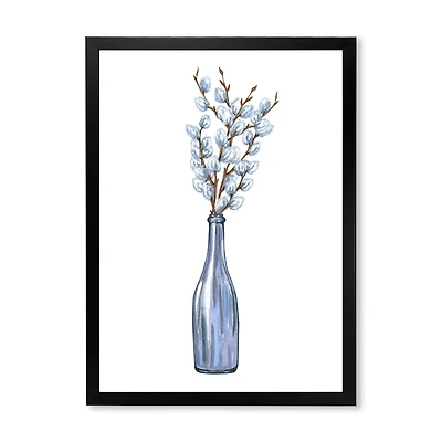 Toile « Bunch of Blue Willow Twigs II »