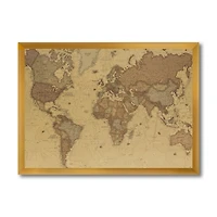 Toile « Ancient Map of The World III