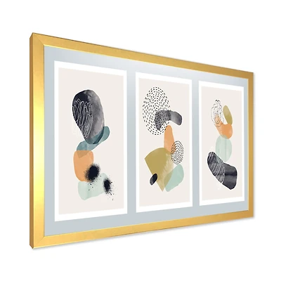 Minimalistic Compostion of Organic Shapes I  Wall Art