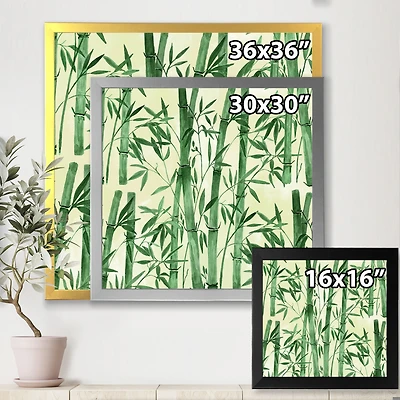 Bamboo Branches The Forest I  Wall Art