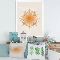 Orange Sun Print II  Wall Art