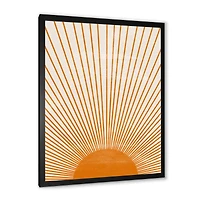 Orange Sun Print III  Wall Art