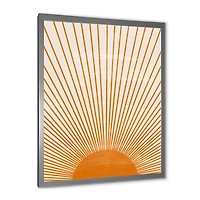 Orange Sun Print III  Wall Art