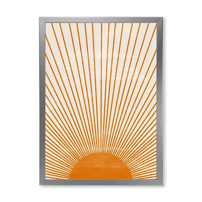 Orange Sun Print III  Wall Art