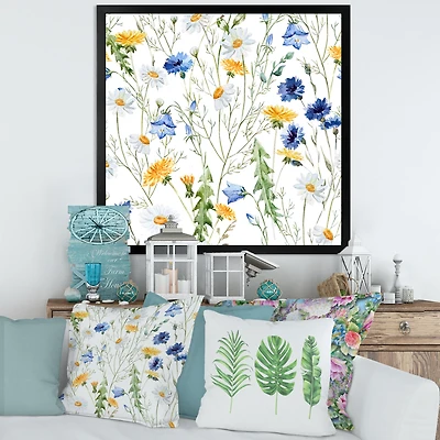 WildFlowers Chamomile and Clover Bell II Wall Art