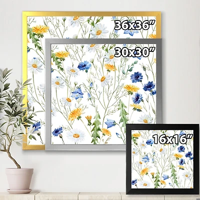 WildFlowers Chamomile and Clover Bell II  Wall Art