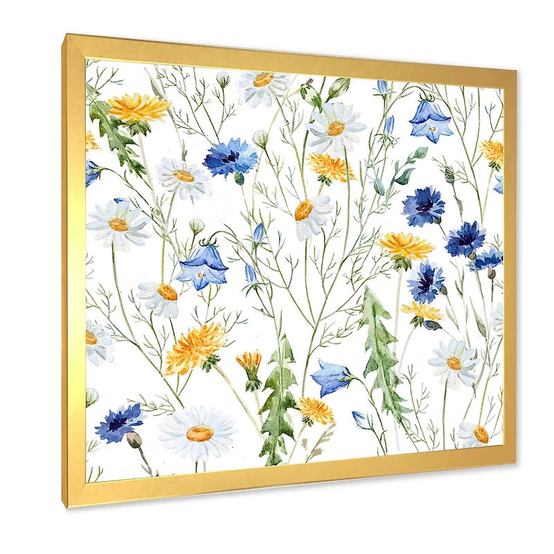 WildFlowers Chamomile and Clover Bell II  Wall Art