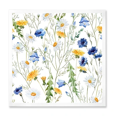 WildFlowers Chamomile and Clover Bell II  Wall Art