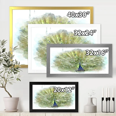 Toile « Peacock Bird »