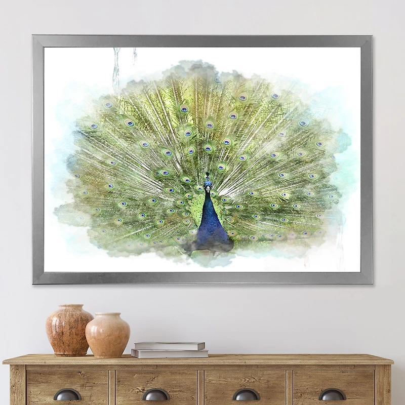 Peacock Bird  Wall Art