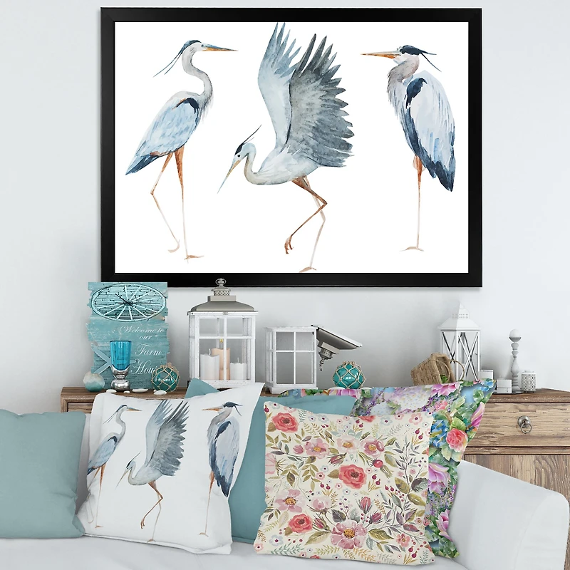 Heron Birds II  Wall Art