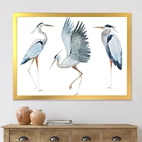 Heron Birds II  Wall Art