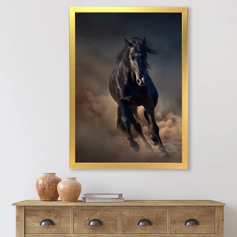 Portrait of Thoroughbred Nonius Stallion Horse I  Wall Art