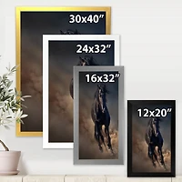 Portrait of Thoroughbred Nonius Stallion Horse I  Wall Art