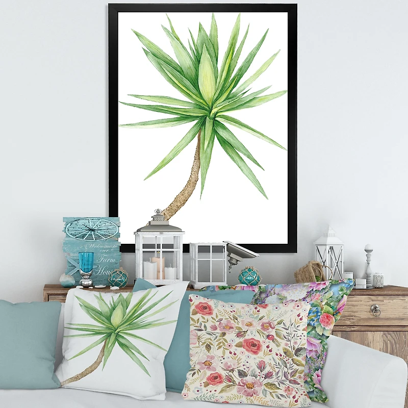 Detail of Yucca Tree  Canvas Wall Art Print