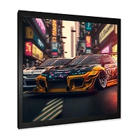 Art mural « Tunning Car Drifting Tokyo »
