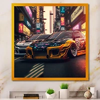 Art mural « Tunning Car Drifting Tokyo »