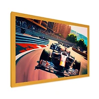 Formula Car Racing I Wall Art