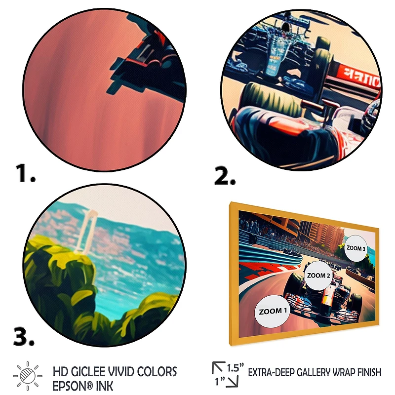 Formula Car Racing I Wall Art